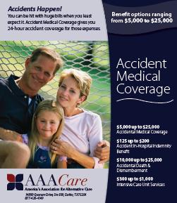 AAAC Accident Plan Brochure, Click Here for PDF Highlights
